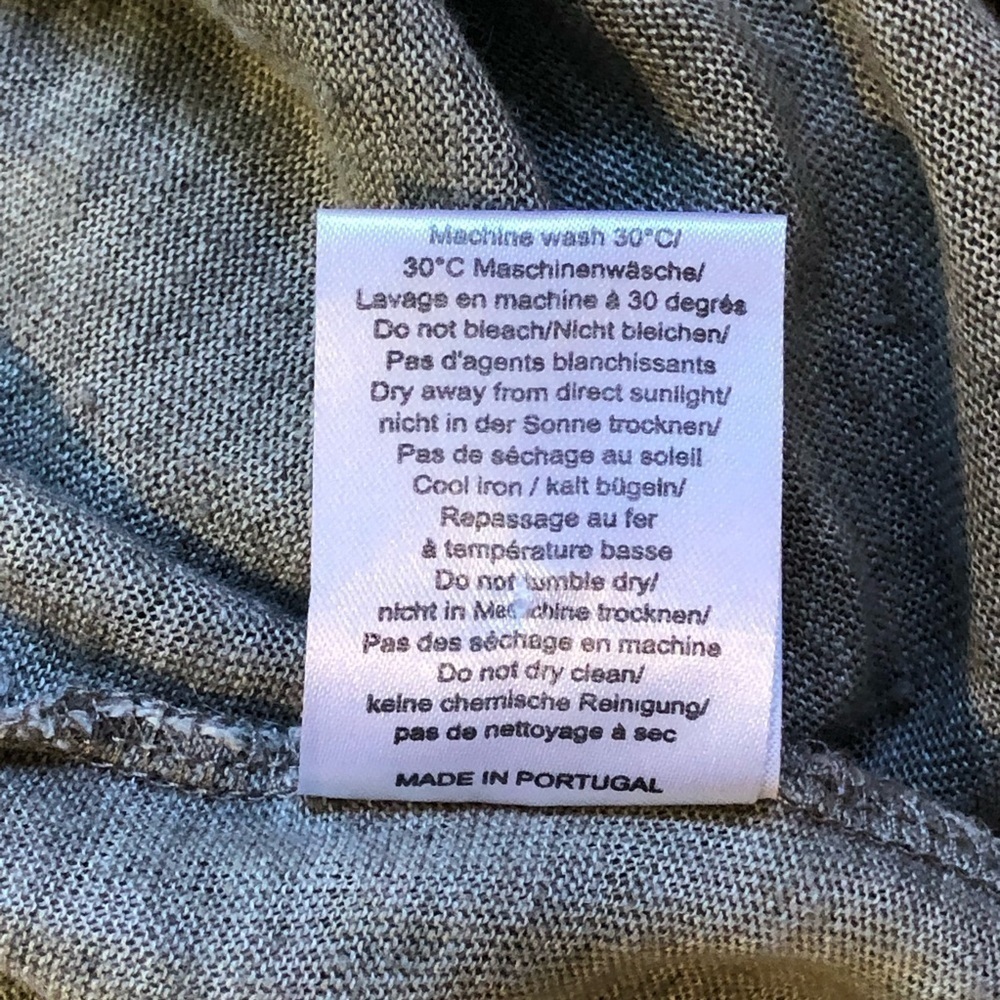 Poetry 100% linen dress with asymmetric overlay 4 - Picture 11 of 12